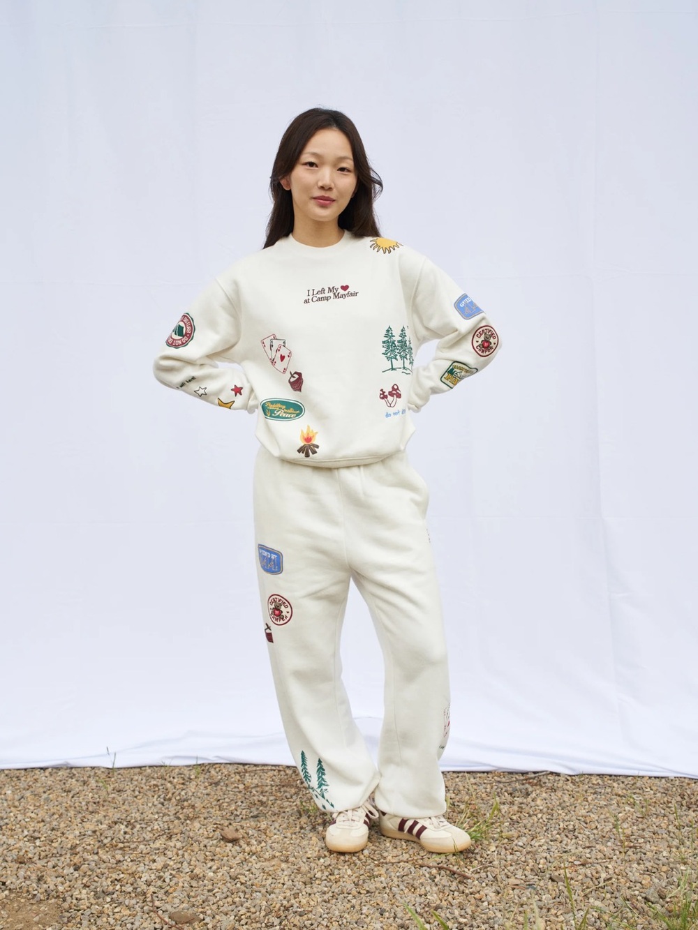 Mayfair Group No Wifi Here Crewneck Sweatshirt and Joggers Set